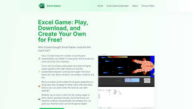 Excel Game - AI tool for Education & Learning