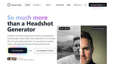 Secta Labs - AI tool for Image & Photo