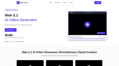 Wan 2.1 - AI tool for Design Tools