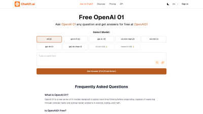 OpenAI01.net - AI tool for AI Assistants