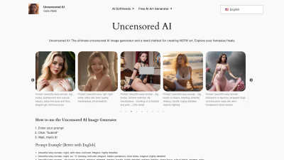 Uncensored AI - AI tool for Content Creation