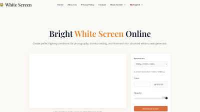 White Screen - AI tool for Productivity & Management