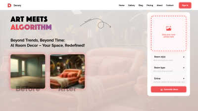 Decory - AI tool for Design Tools