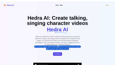 Hedra AI - AI tool for AI Assistants