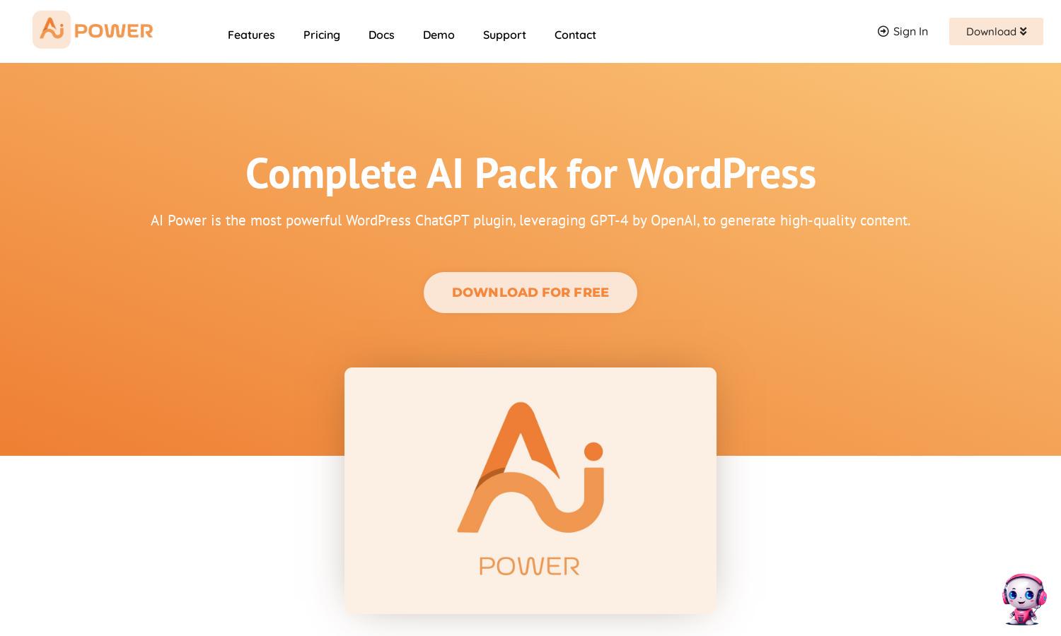 AI Power Website