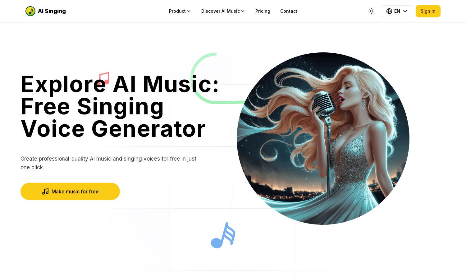 AI Singing Website