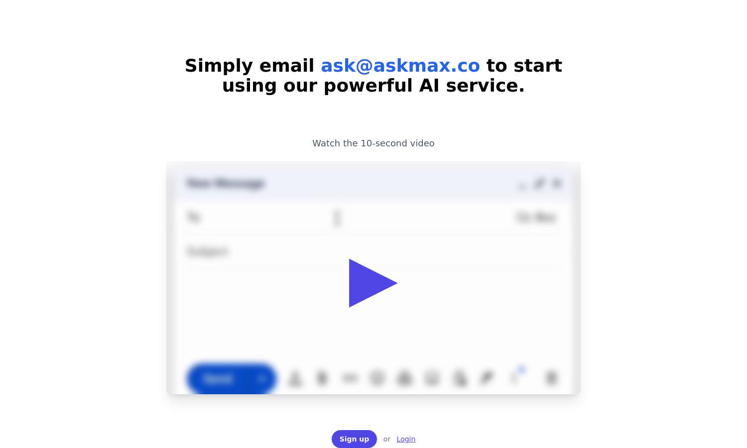 AskMax.co Website