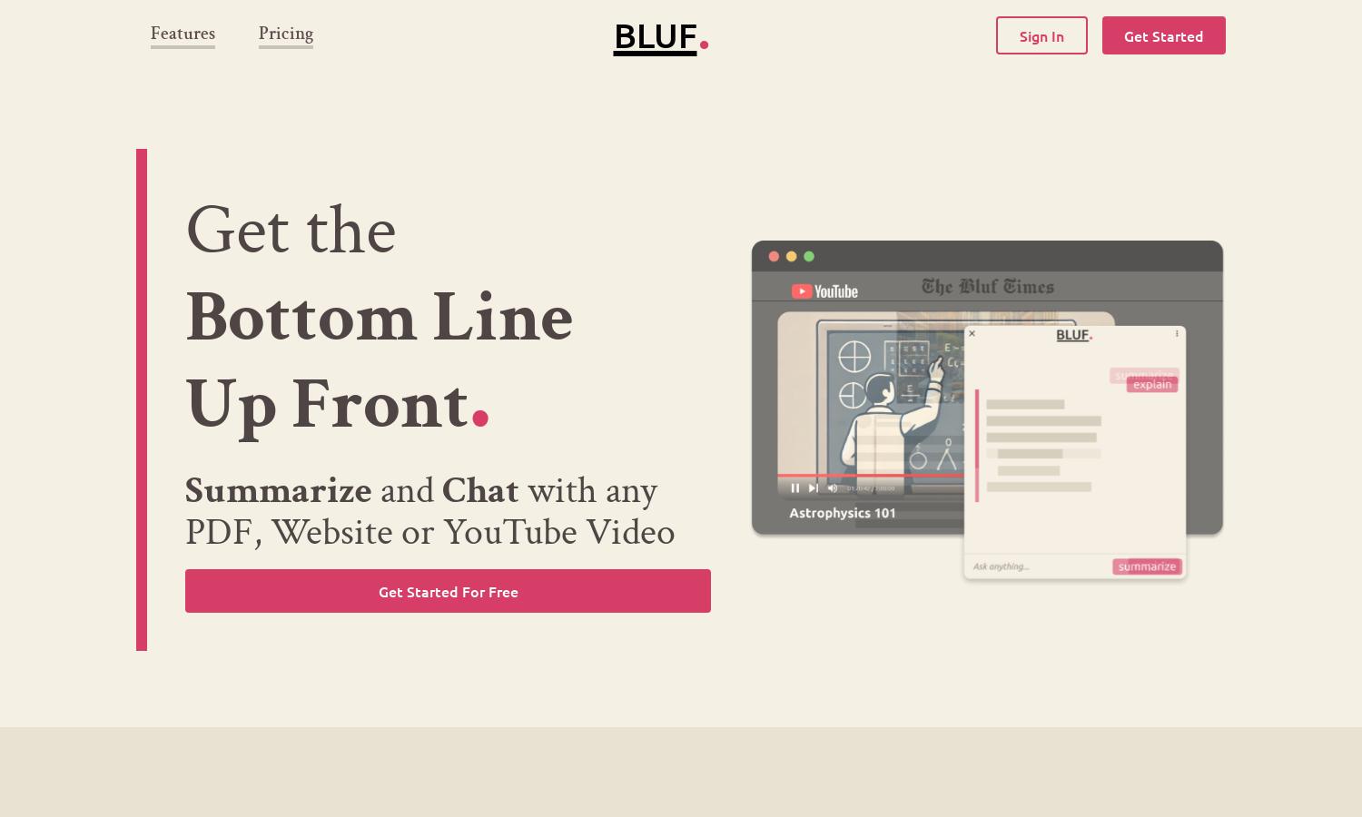 BLUF Website