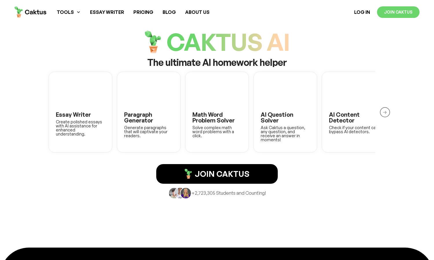 Caktus AI Website