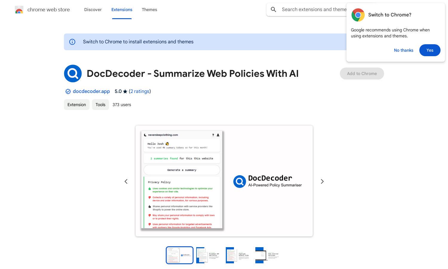 DocDecoder Website