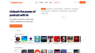 PodExtra AI - AI tool for Audio & Music