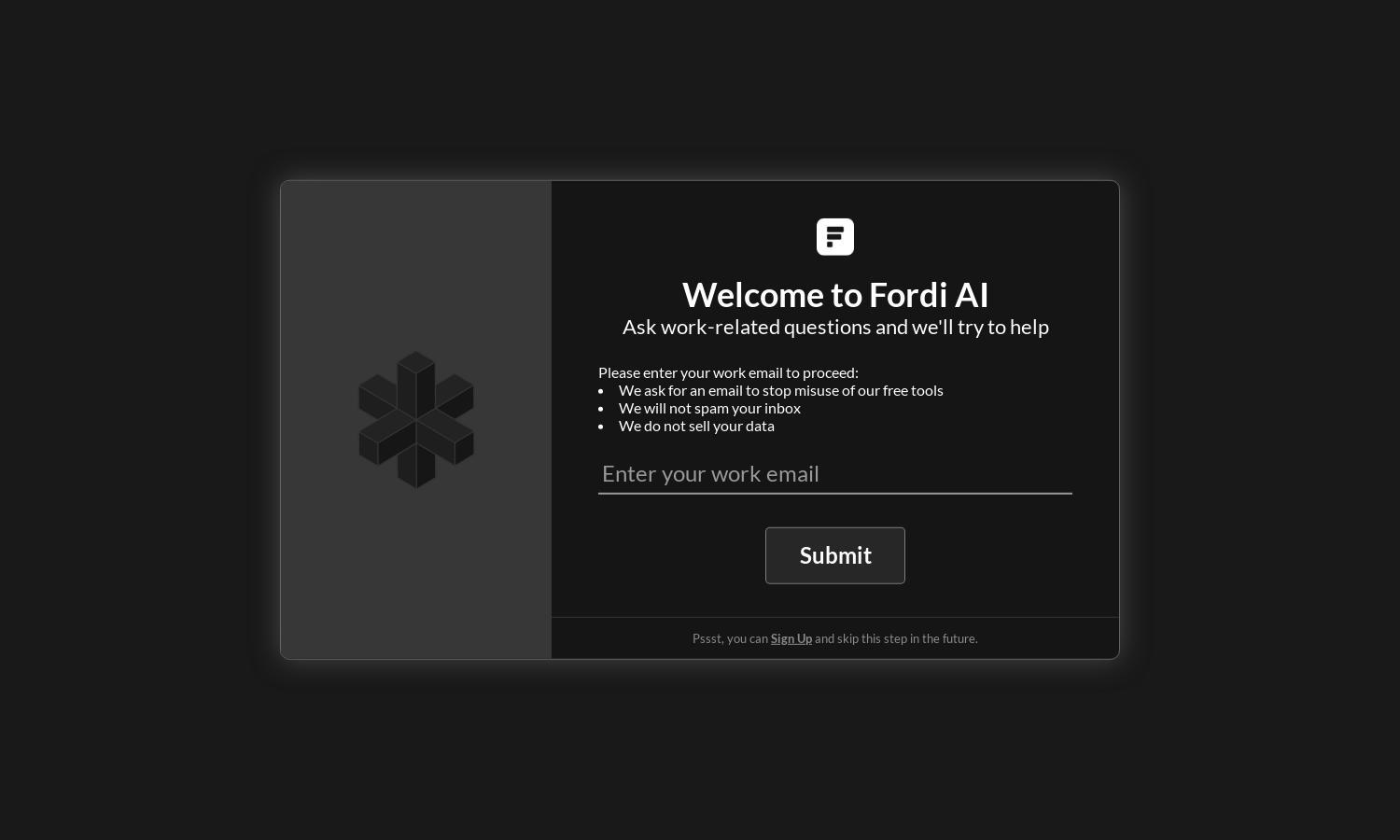 Fordi AI Website