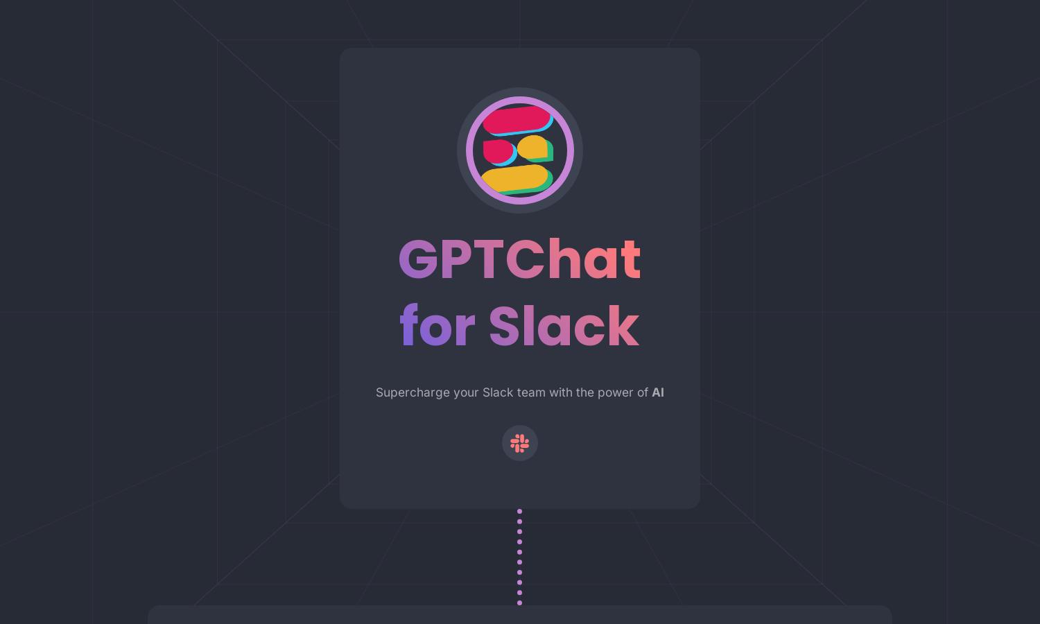 GPTChat for Slack Website