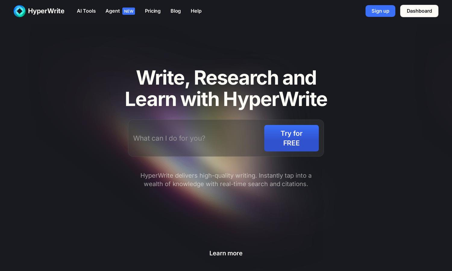 HyperWrite Website