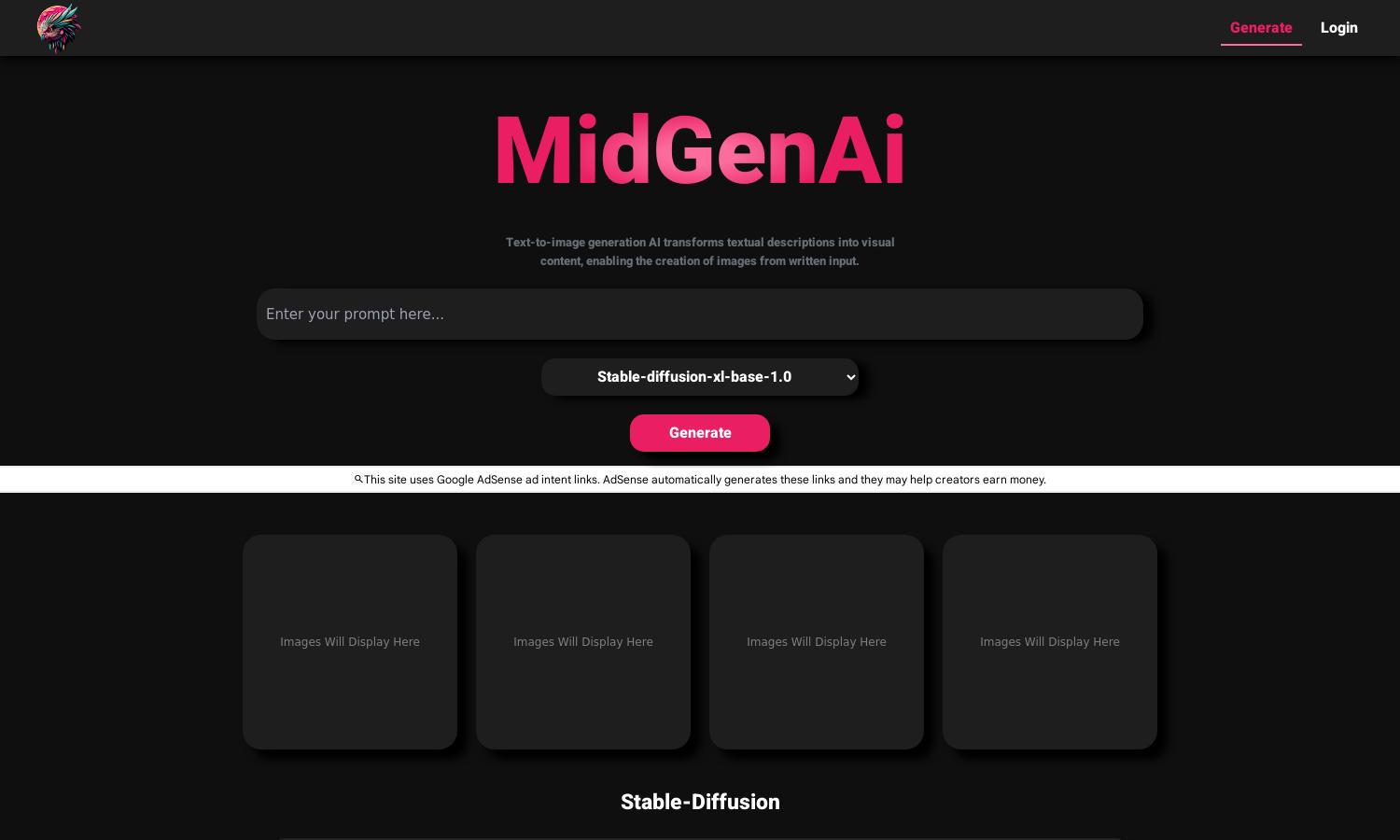 MidGen AI Website