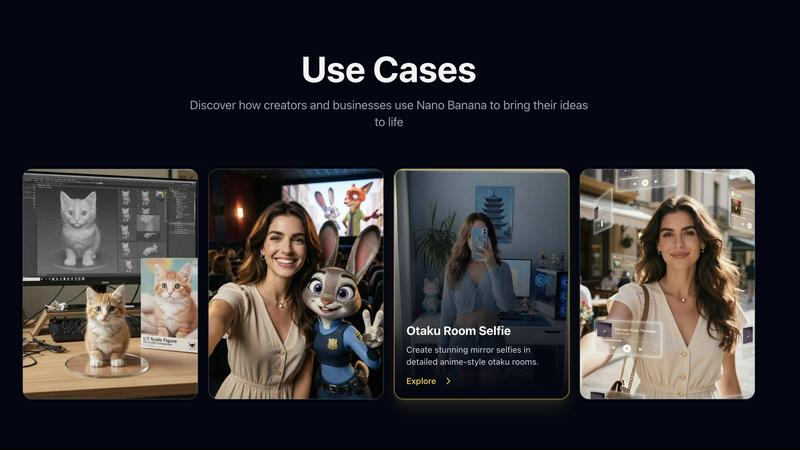 Nano Banana application interface and features