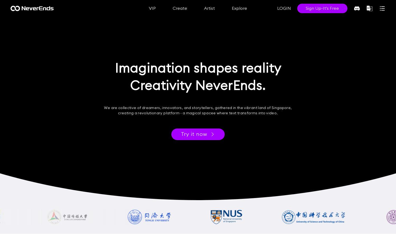 NeverEnds Website