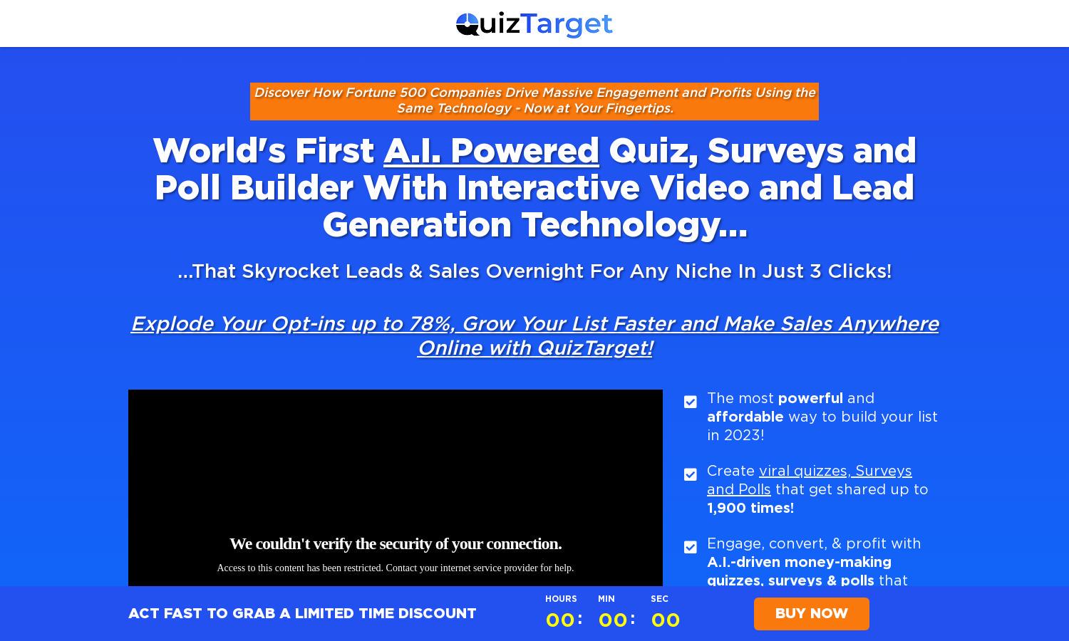 QuizTarget Website