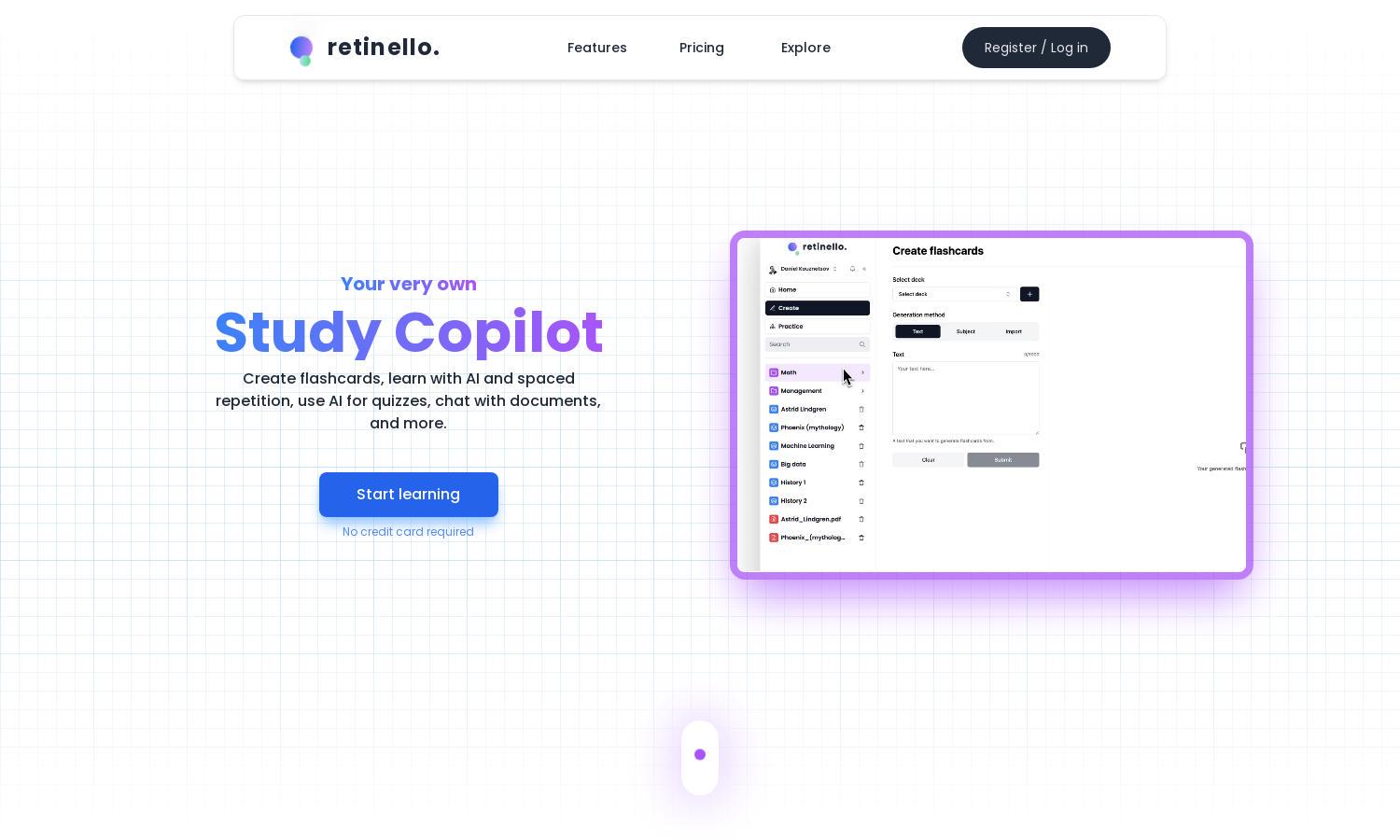 Retinello Website