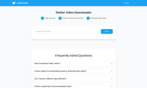 Twitter Video Downloader Website