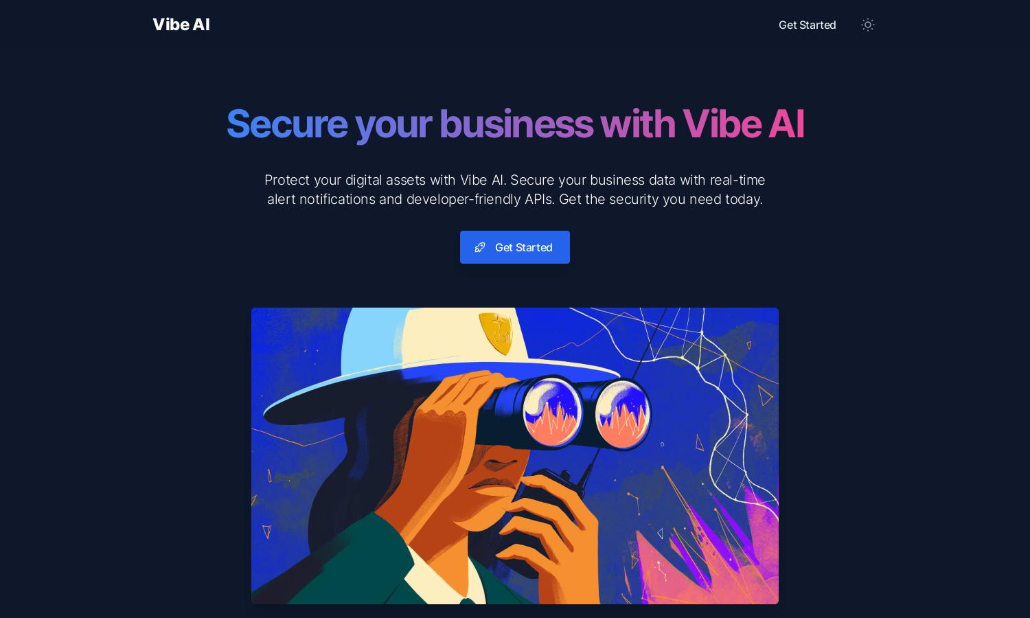 Vibe AI Website