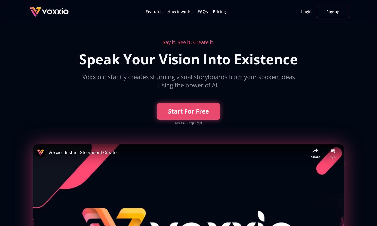 Voxxio Website