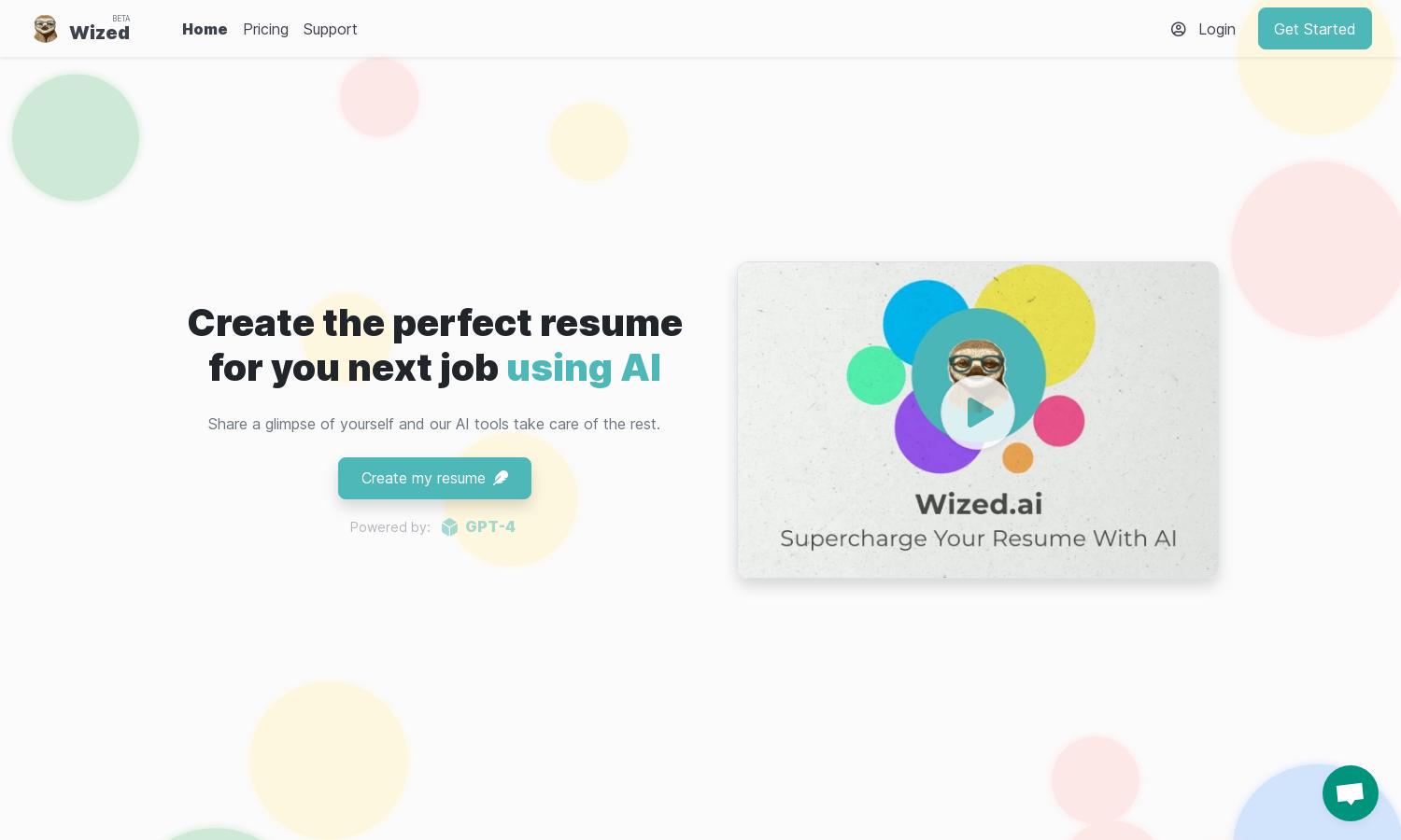 Wized.AI Website