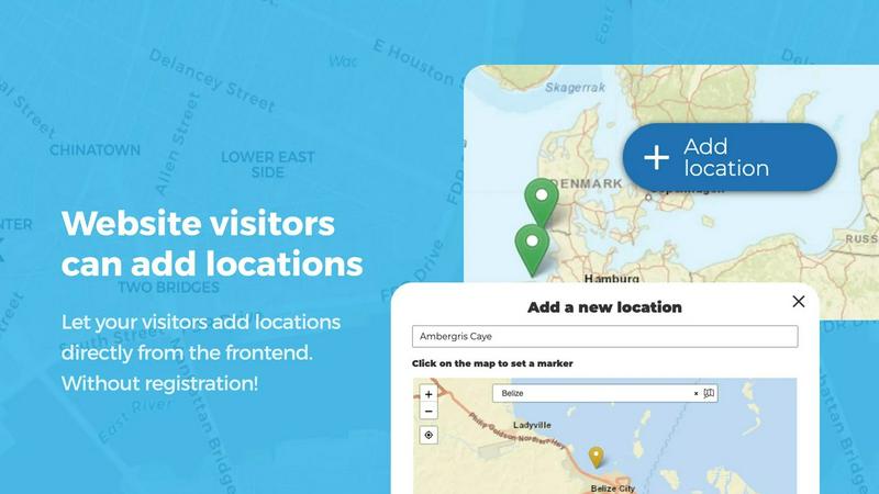 Open User Map application interface and features
